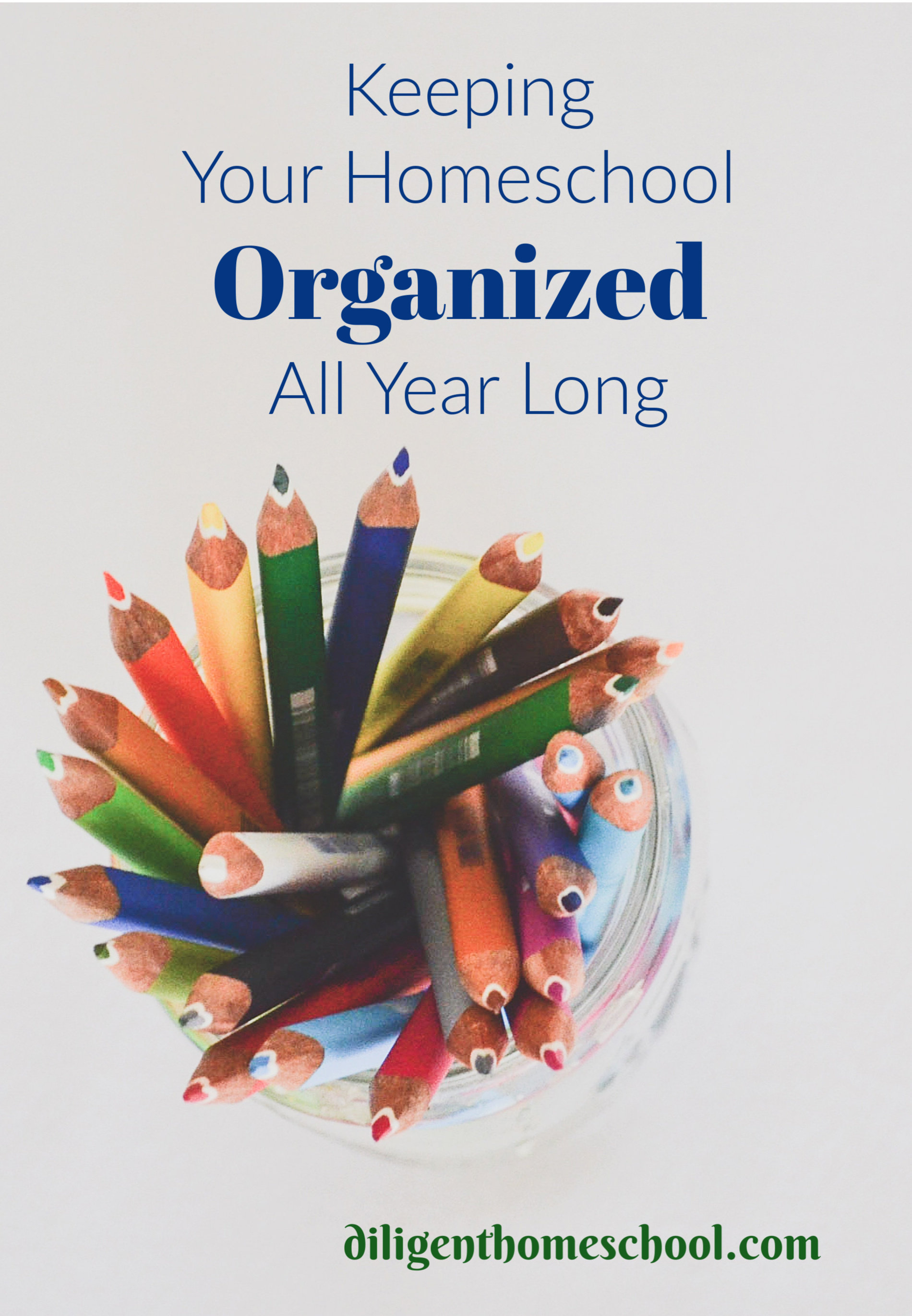 Are you looking for ways to be more productive in your homeschool? Our tips will help you with keeping your homeschool organized all year long!