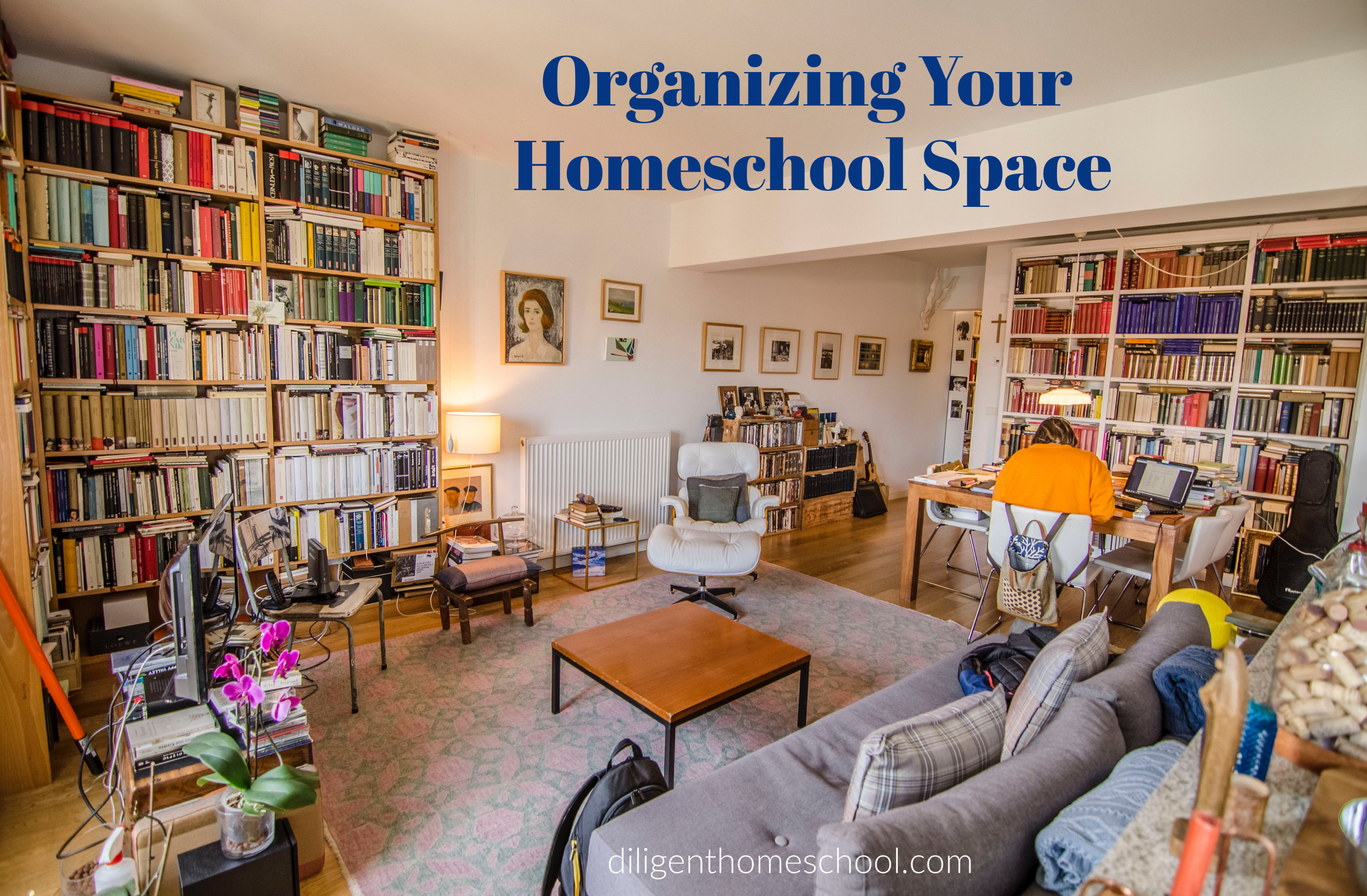 Are you looking for ways to be more productive in your homeschool? Our tips will help you with keeping your homeschool organized all year long!